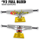 Venture Truck 92 Full Bleed Team 5.0 IN Polished/Yellow
