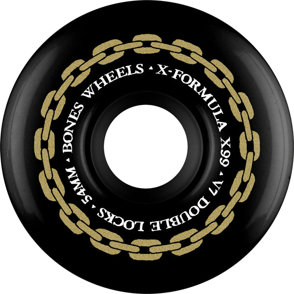 Bones Wheels X-Formula Skateboard  V7 Double Locks X99 54mm