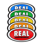 Real Skateboards Staple Ovals Sticker L