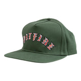 Spitfire Strapback Cap Old E Arch Black/Red/Green
