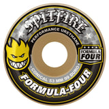 Spitfire Wheels Formula Four Conical 99DU (Yellow) 53MM