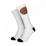 Santa Cruz Youth Socks Classic Dot Socks (2 Pack) White & Black
