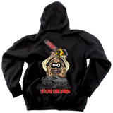 Heroin Skateboards Teggxas Chain Zip Hoodie Black