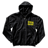 Heroin Skateboards Teggxas Chain Zip Hoodie Black