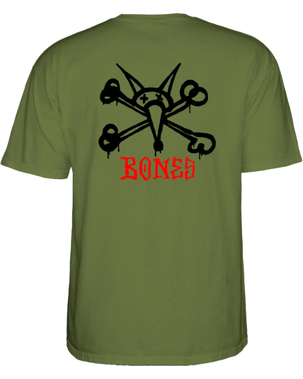 Powell Peralta T-Shirt Rat Bones military-green