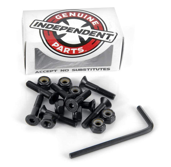 Independent Bolts Allen Black 1 IN