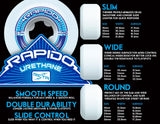 Ricta Wheels Speedrings wide 99a 54MM White