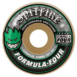 Spitfire Wheels Formula Four Conical 101D (Green) 56MM