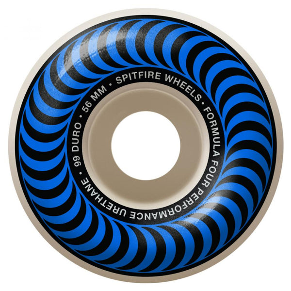 Spitfire Wheels Formula Four Classics 99a 56MM Blue