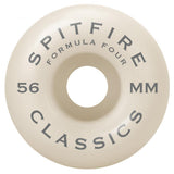 Spitfire Wheels Formula Four Classics 99a 56MM Blue
