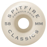 Spitfire Wheels Formula Four Classics 99a 58MM Purple
