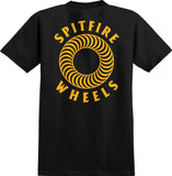 Spitfire Pocket T-Shirt Hollow Classic Black/Gold